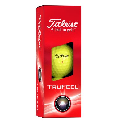 Titleist TruFeel 2024 golfové míče - žluté 3 ks 