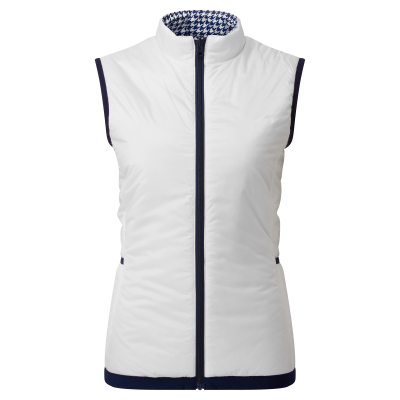 FootJoy Insulated oboustranná dámská vesta, bílá/tmavě modrá, vel. M DOPRODEJ
