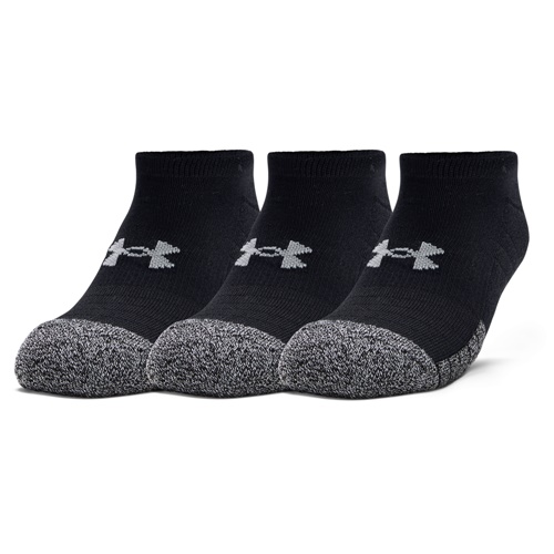 Levně Under Armour Heatgear NS pánské golfové ponožky, 3 páry, černé