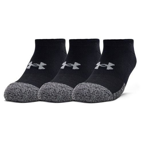 Under Armour Heatgear NS unisex golfové ponožky, 3 páry, černé