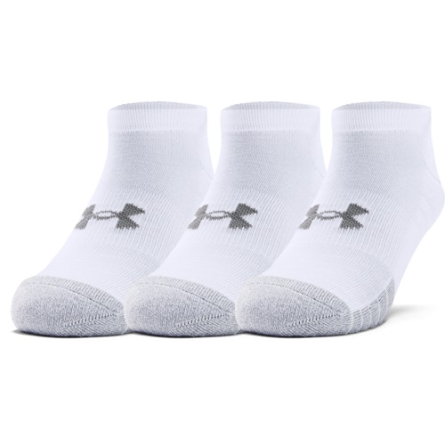 Levně Under Armour Heatgear NS pánské golfové ponožky, 3 páry, bílé