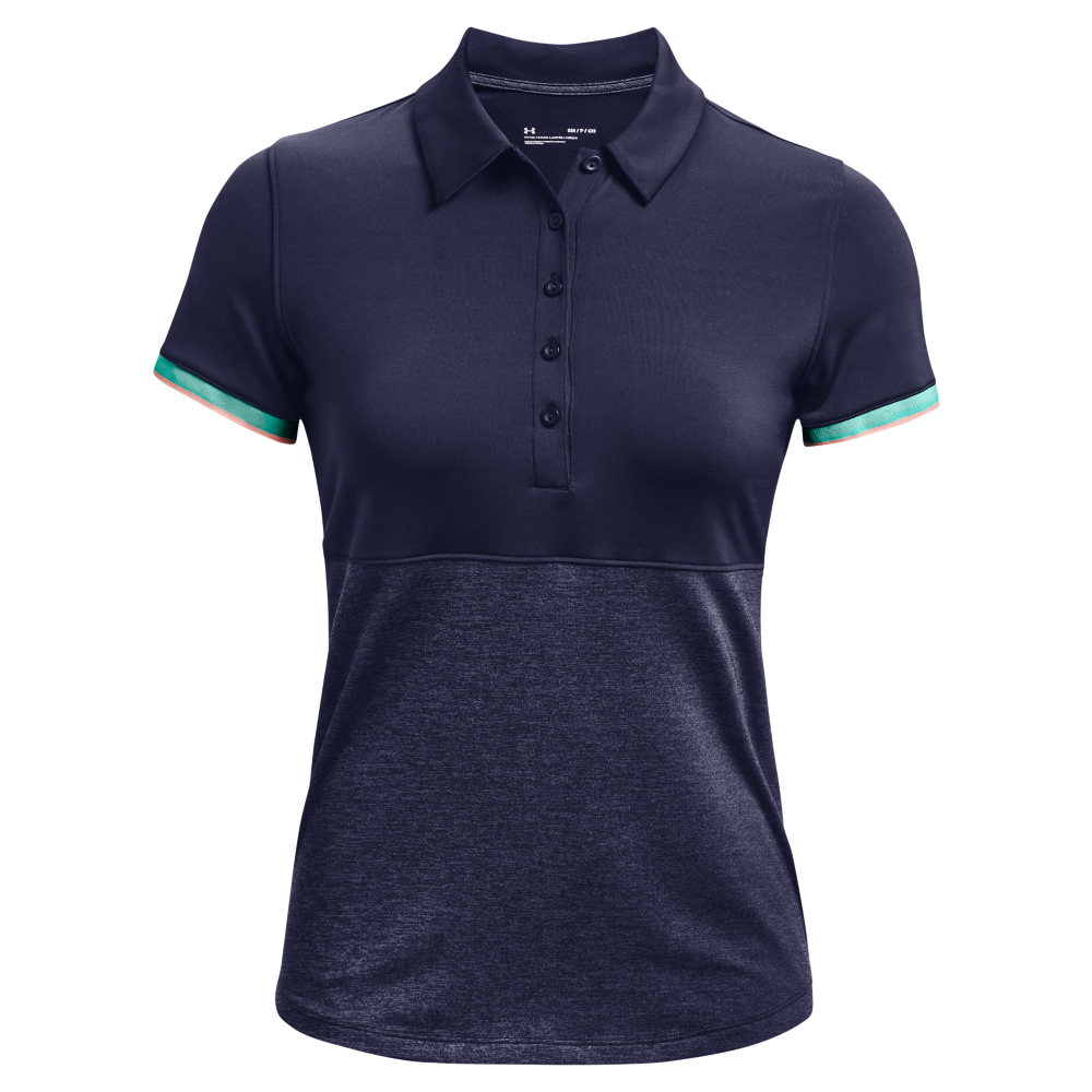 Levně Under Armour Zinger Point SS dámské golfové triko, tmavě modré