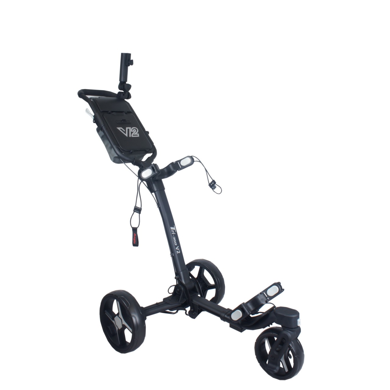 Levně AXGLO Tri-360 V2 golfový vozík, černý/šedý