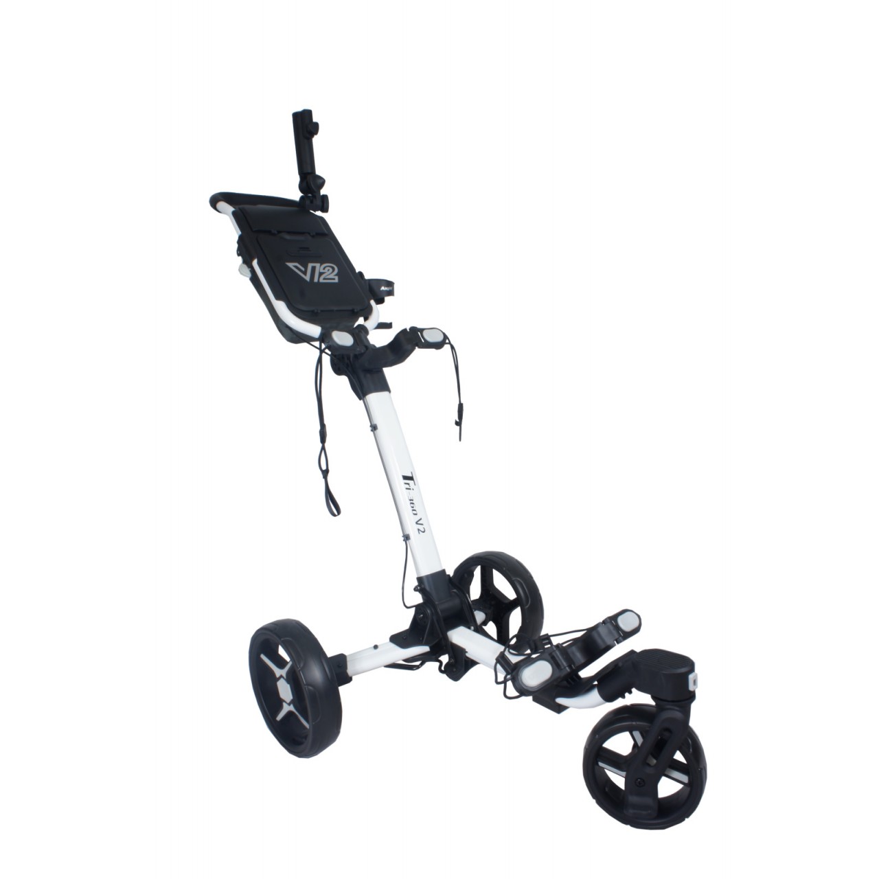 Levně AXGLO Tri-360 V2 golfový vozík, bílý/šedý
