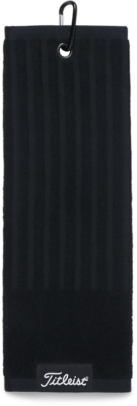 Levně Titleist Tri-Fold Cart golfový ručník, černý