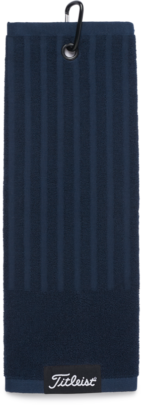 Titleist Tri-Fold Cart golfový ručník, tmavě modrý