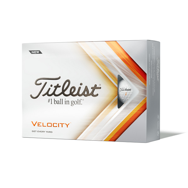 Levně Titleist Velocity 2022 golfové míče - bílé 12 ks