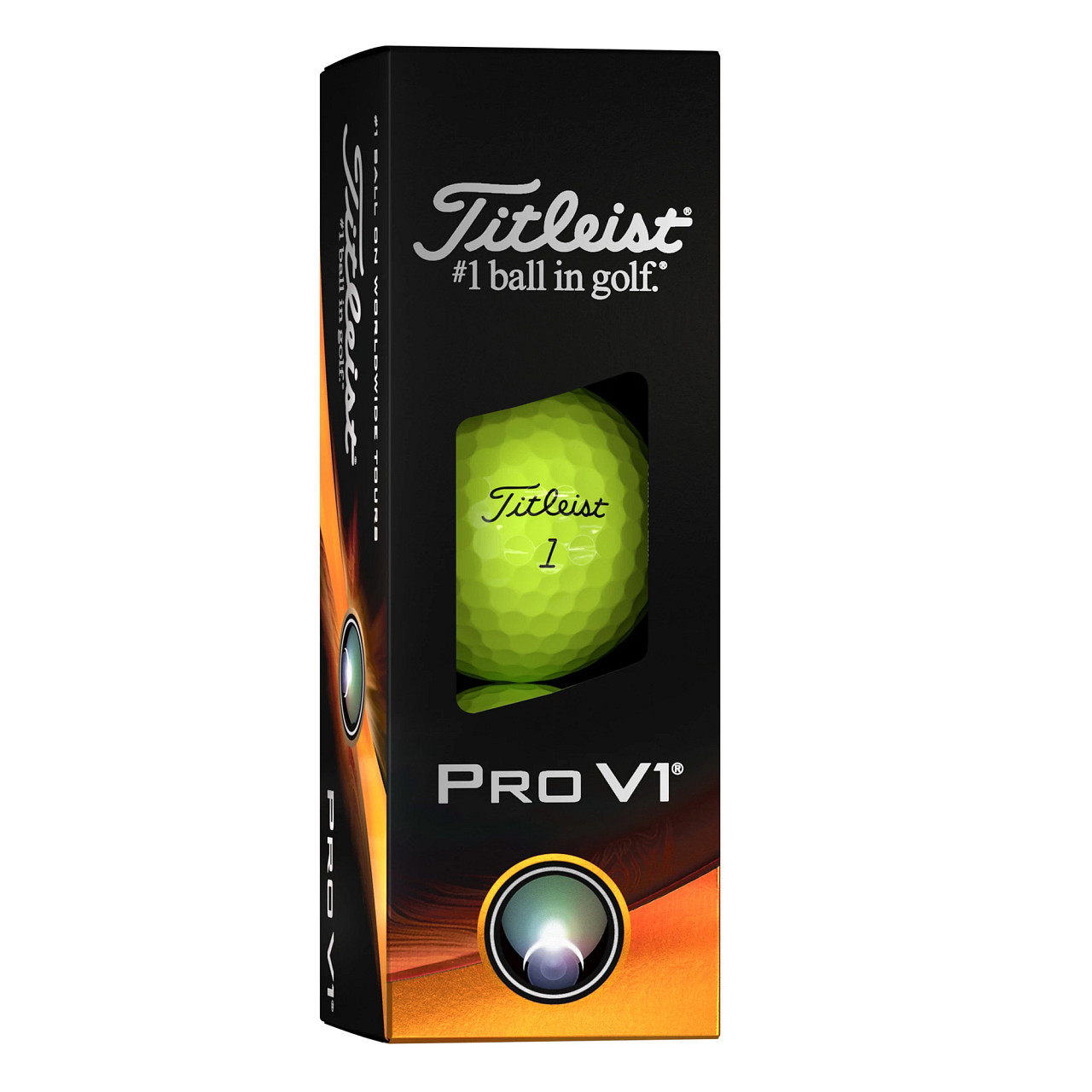 Levně Titleist Pro V1 2023 golfové míče - žluté 3 ks