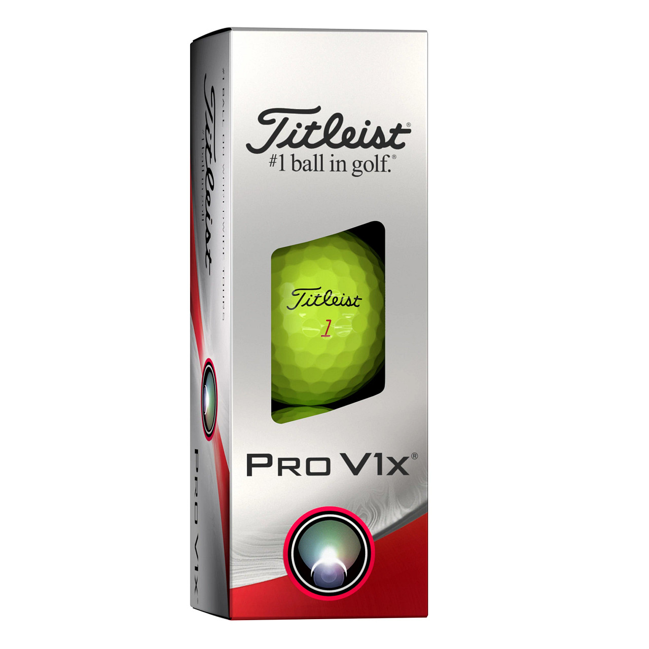 Titleist Pro V1x 2023 golfové míče - žluté 3 ks