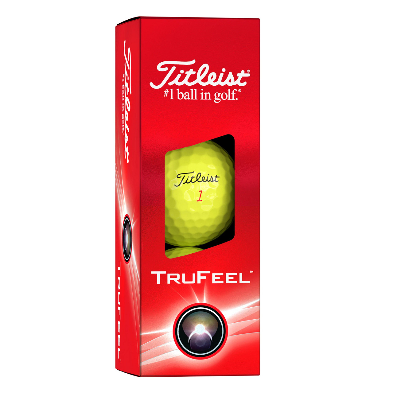 Levně Titleist TruFeel 2024 golfové míče - žluté 3 ks