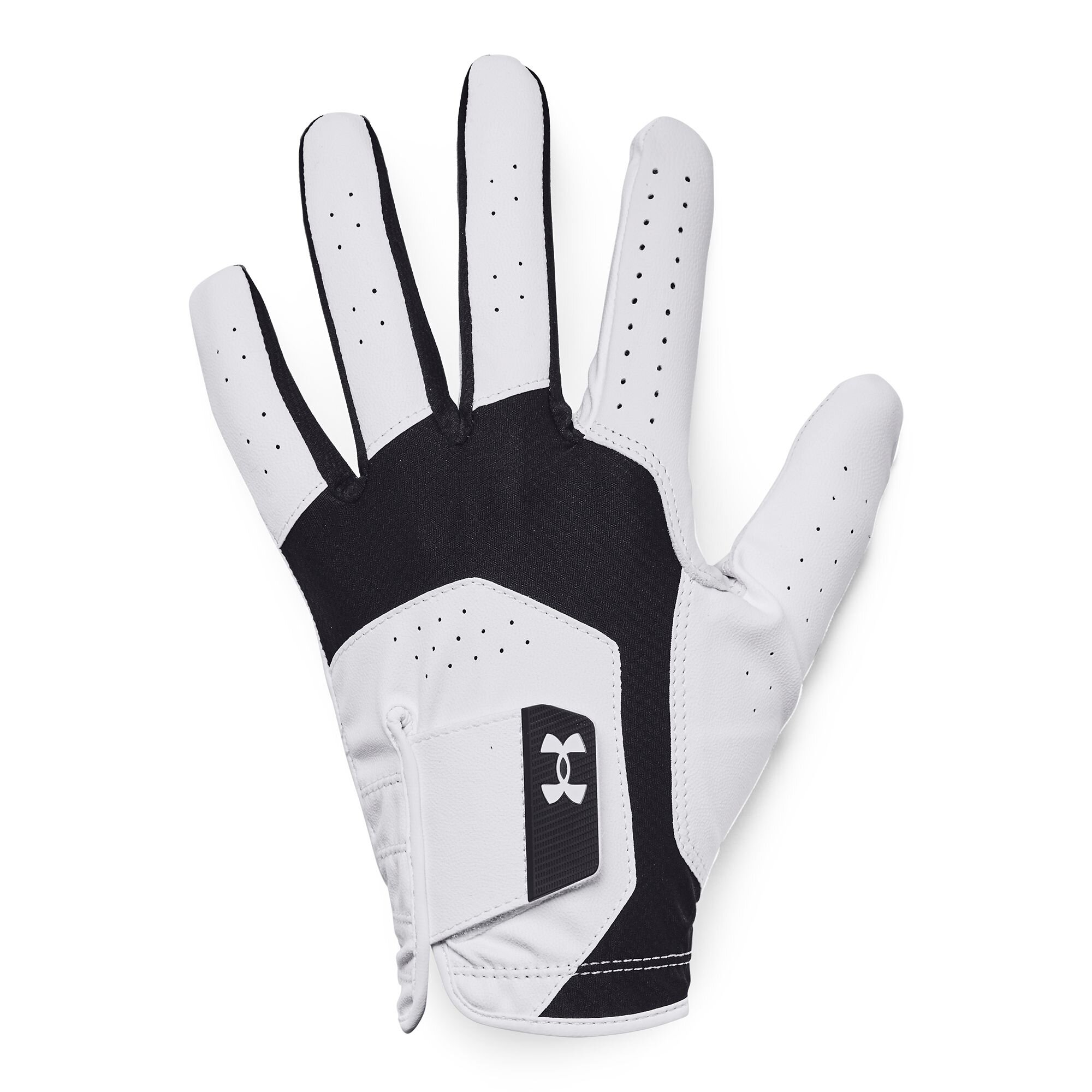 Under Armour Iso-Chill pánská kožená golfová rukavice, bílá/černá, levá, vel. XL