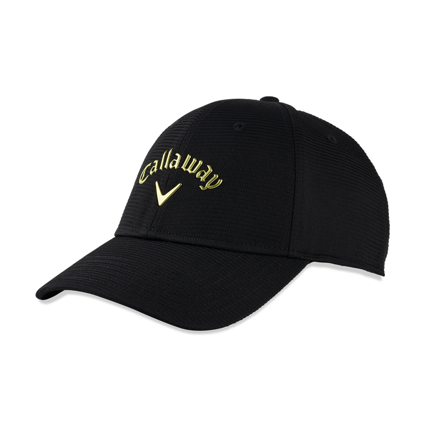 Callaway Liquid Metal golfová čepice, černá/žlutá
