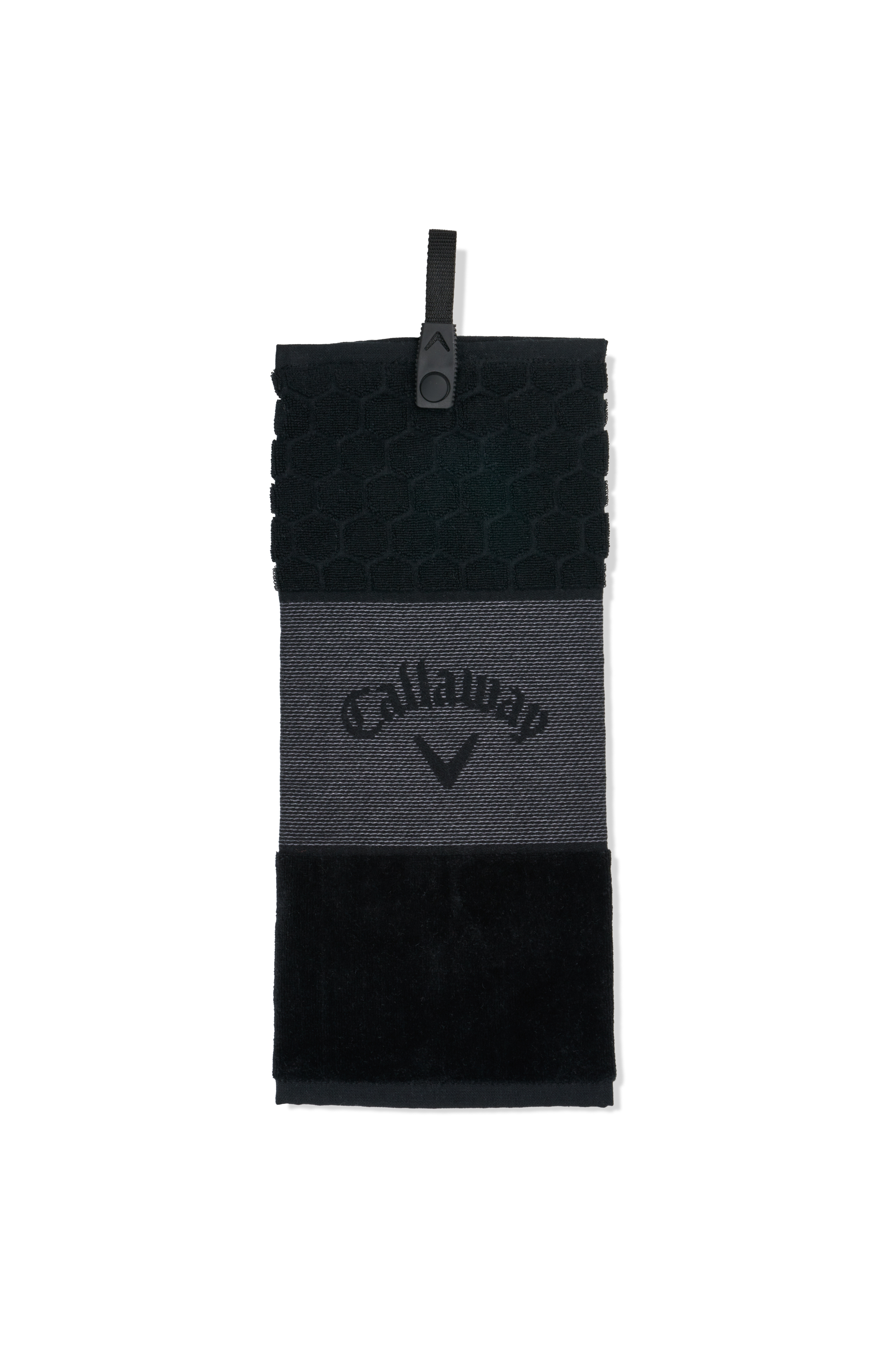 Levně Callaway Tri-Fold 23 golfový ručník, černý/šedý
