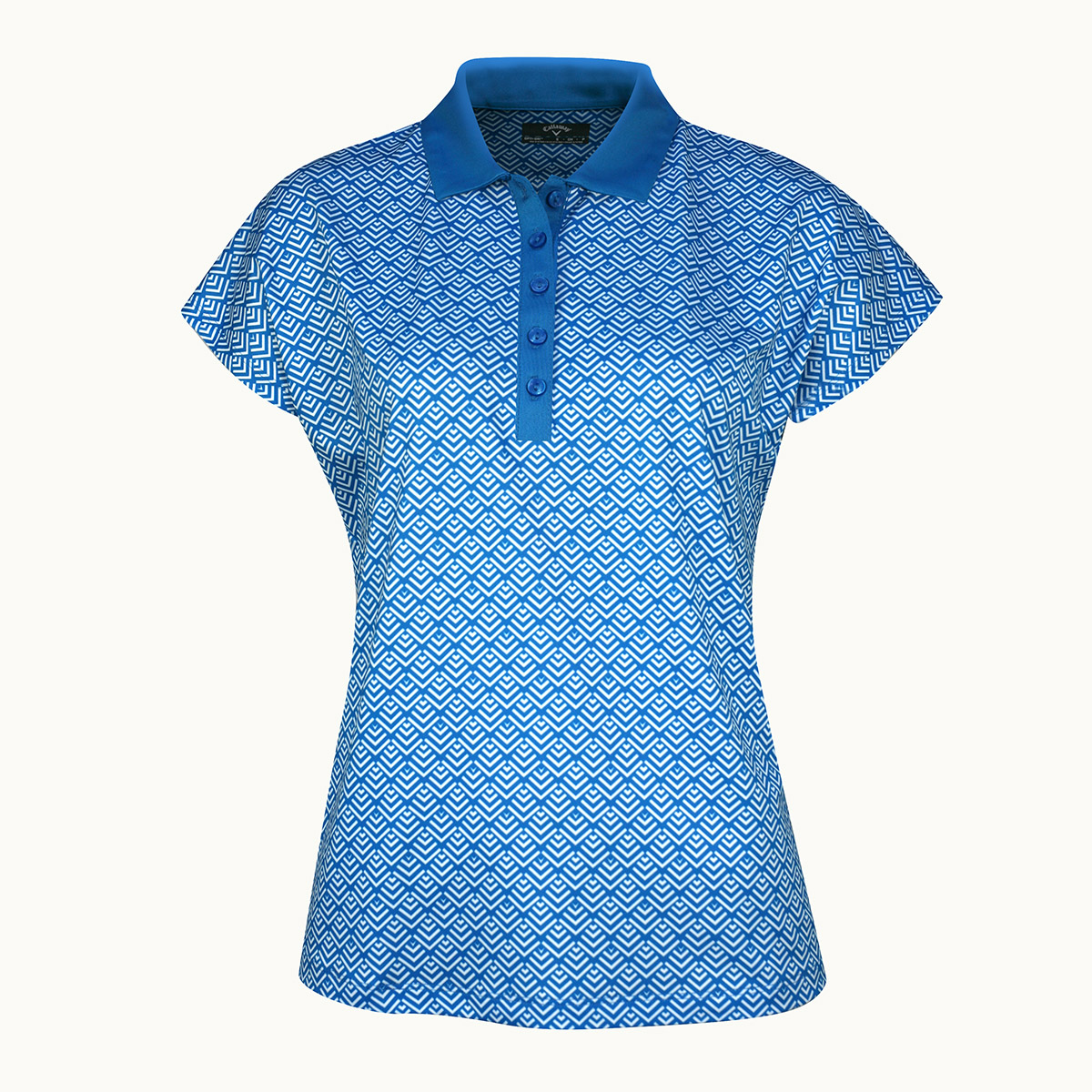Levně Callaway Chev Geo dámské golfové triko, modré