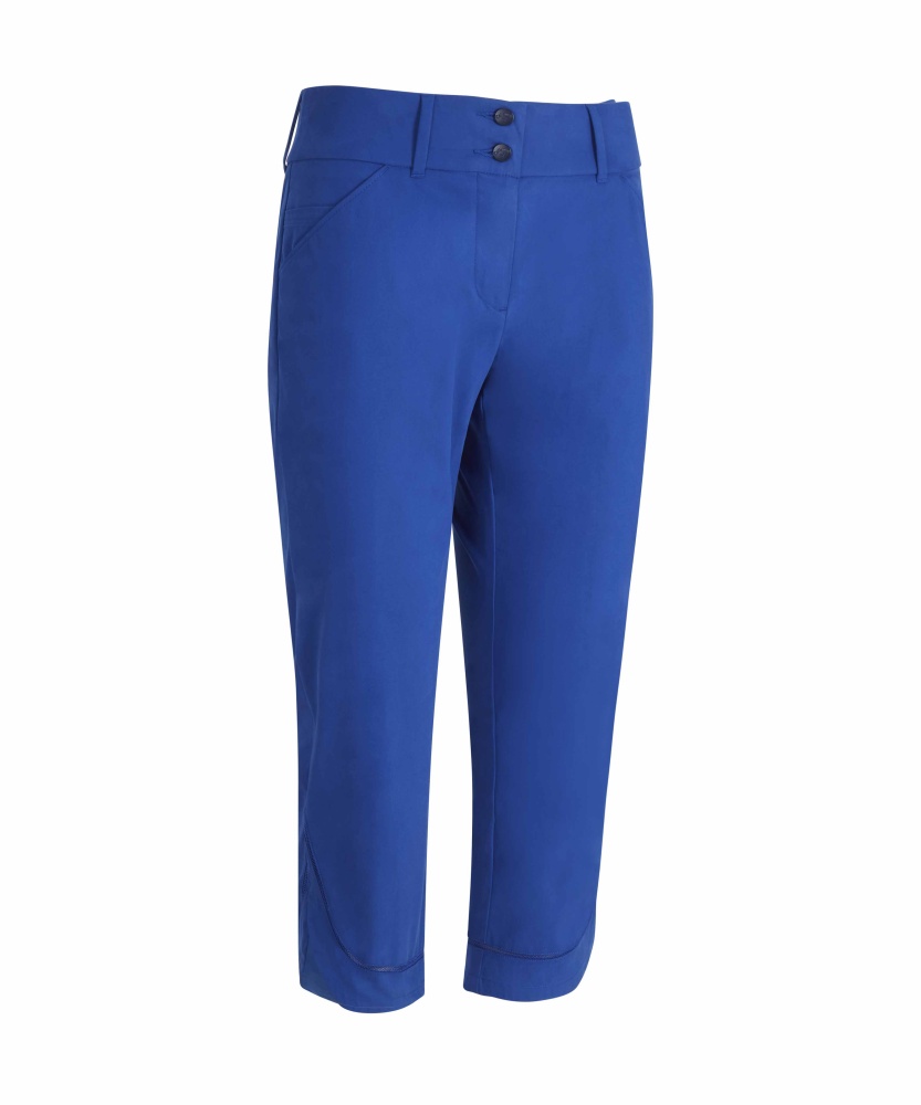 Levně Callaway 5 Pocket dámské golfové kapri kalhoty, modré