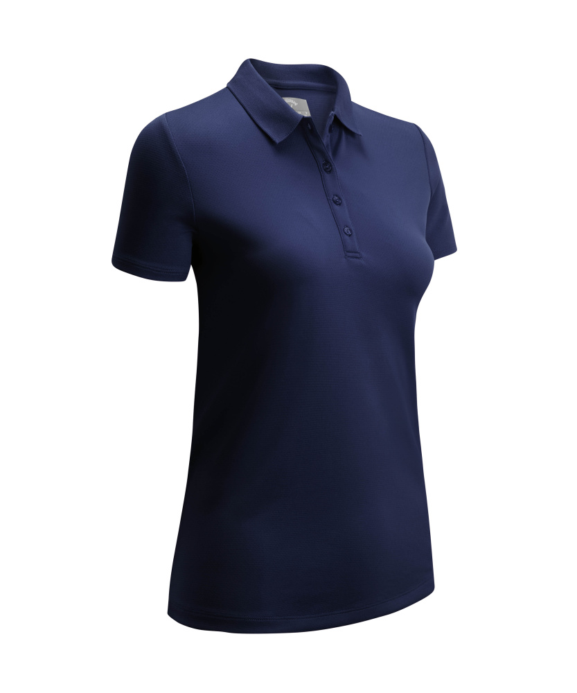 Callaway Swing Tech Solid dámské golfové triko, tmavě modré, vel. XS