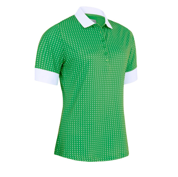 Levně Callaway Above the Elbow dámské golfové triko, zelené