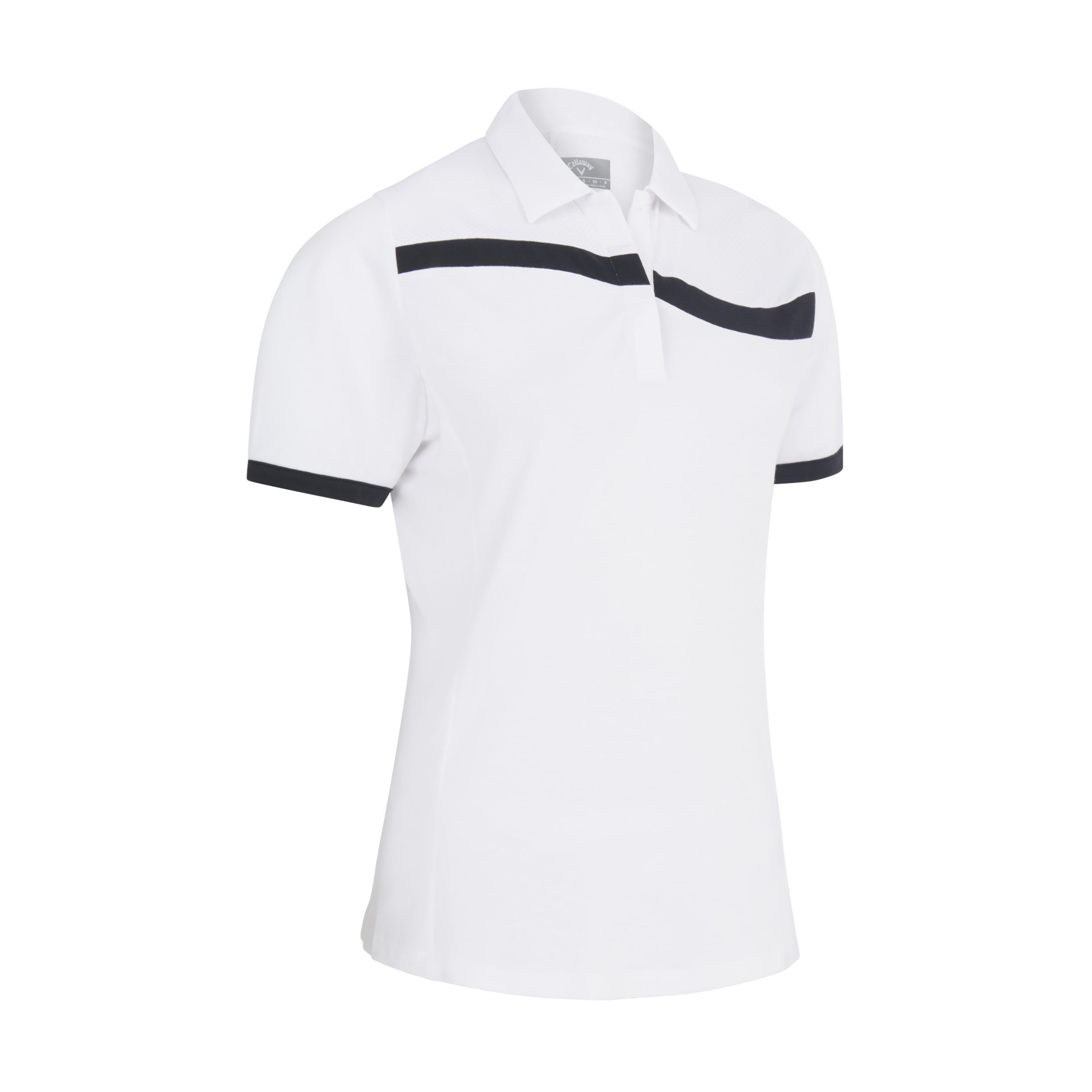 Callaway Colourblock dámské golfové triko, bílé, vel. L