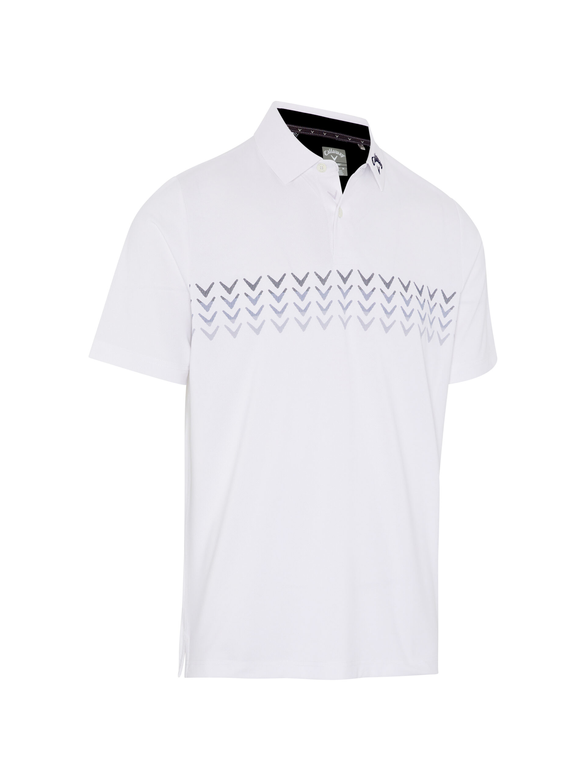Callaway Chev Block pánské golfové triko, bílé, vel. M
