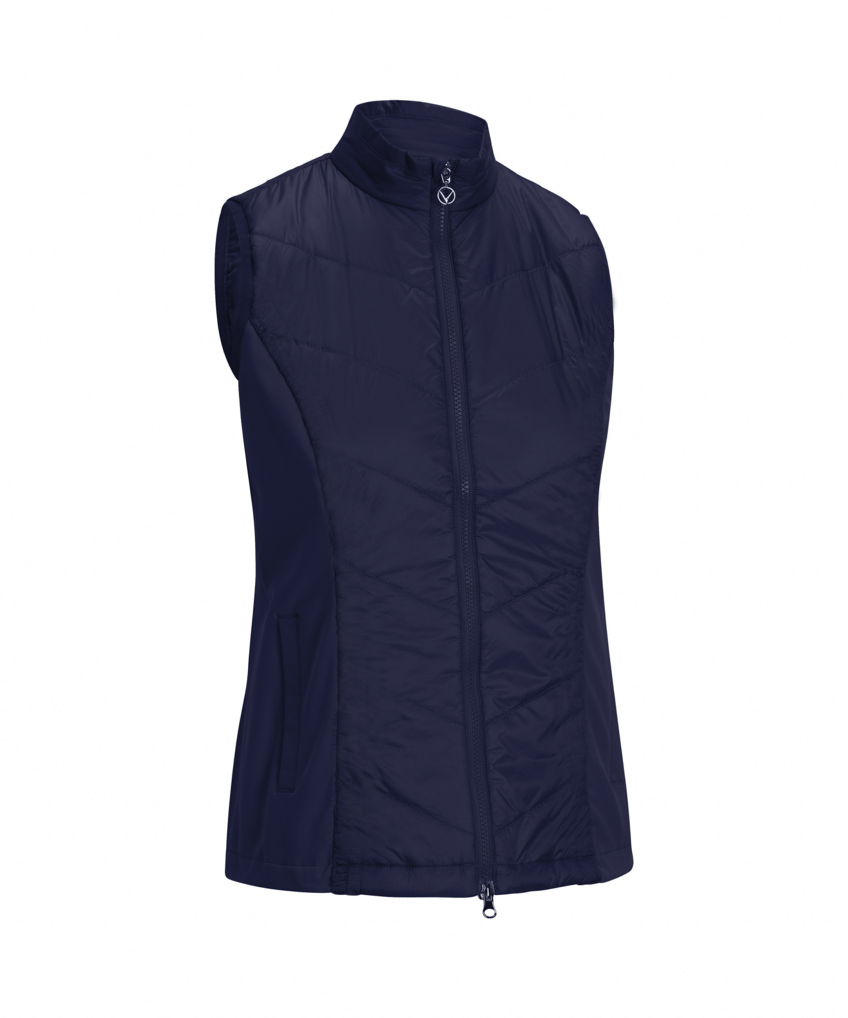 Levně Callaway Primaloft Quilted dámská golfová vesta, tmavě modrá