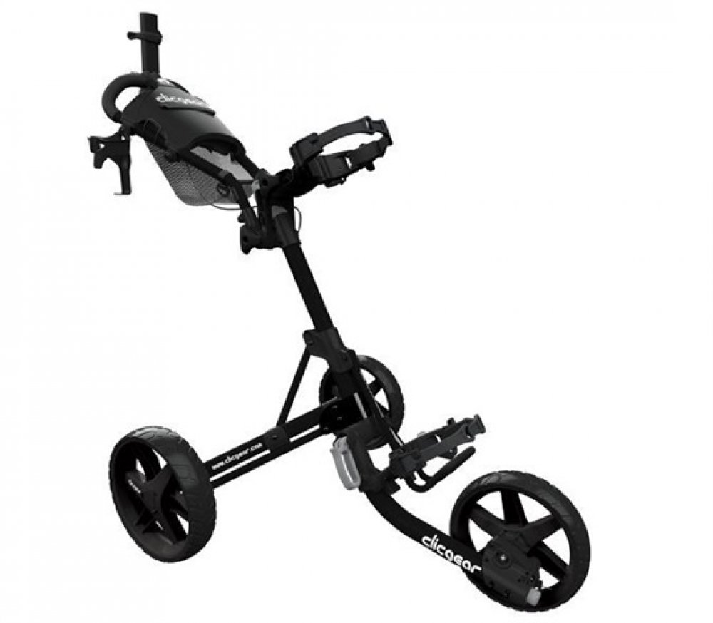Levně Clicgear M4 golfový vozík, černý + černá kola