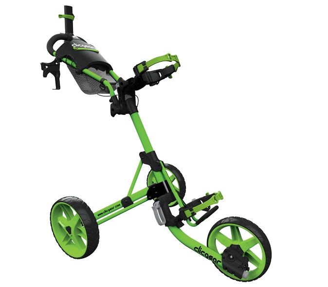 Levně Clicgear M4 golfový vozík, zelený + zelená kola