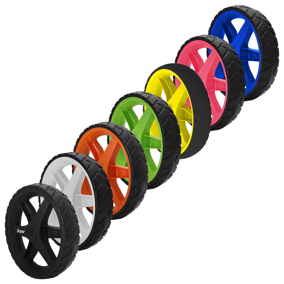 Levně Clicgear Wheel Kit náhradní kolečka 3 ks, růžová