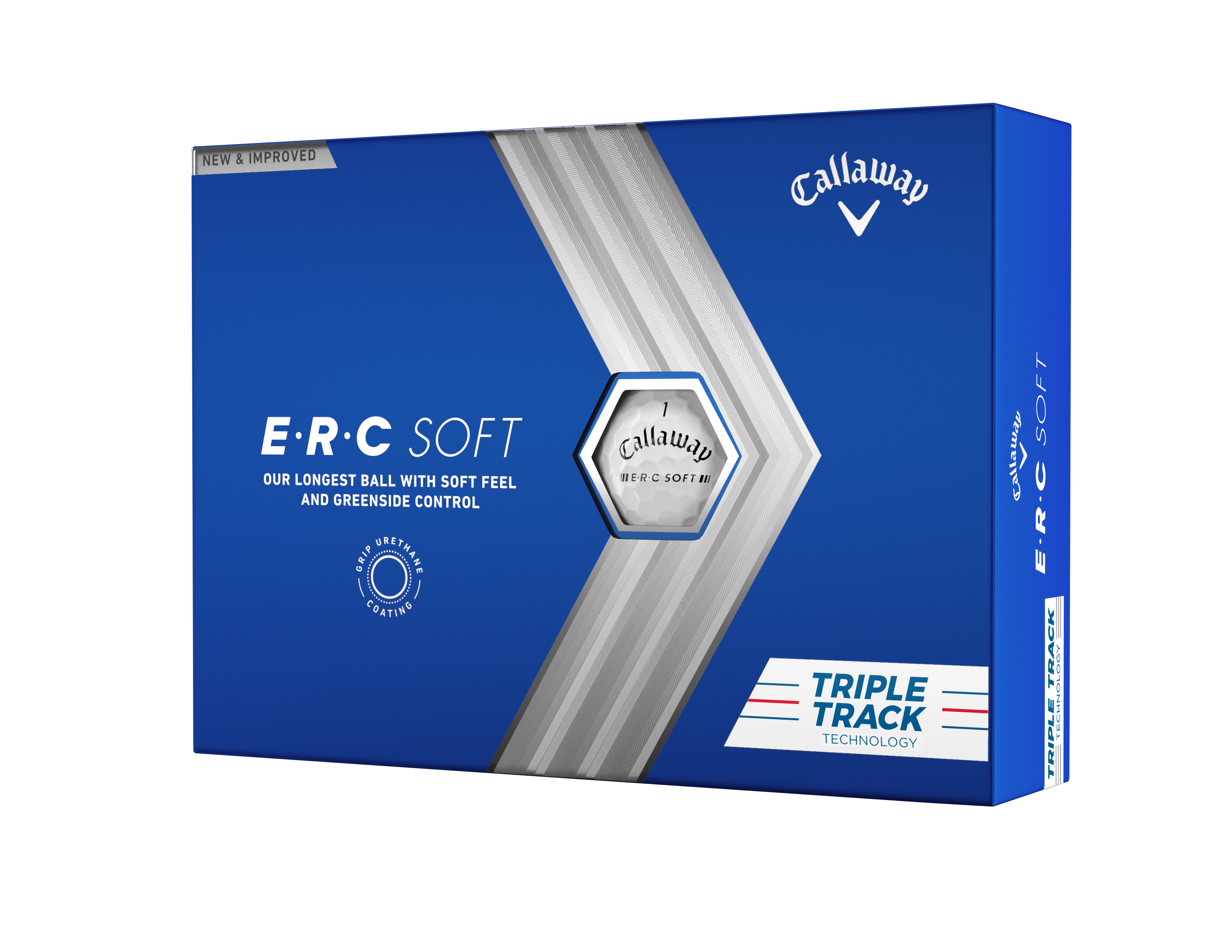 Levně Callaway ERC Soft 23 Triple Track golfové míče - bílé 12 ks