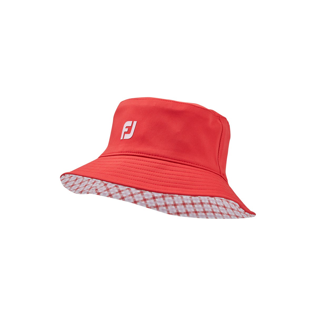 Levně FootJoy dámský oboustranný klobouk, červený