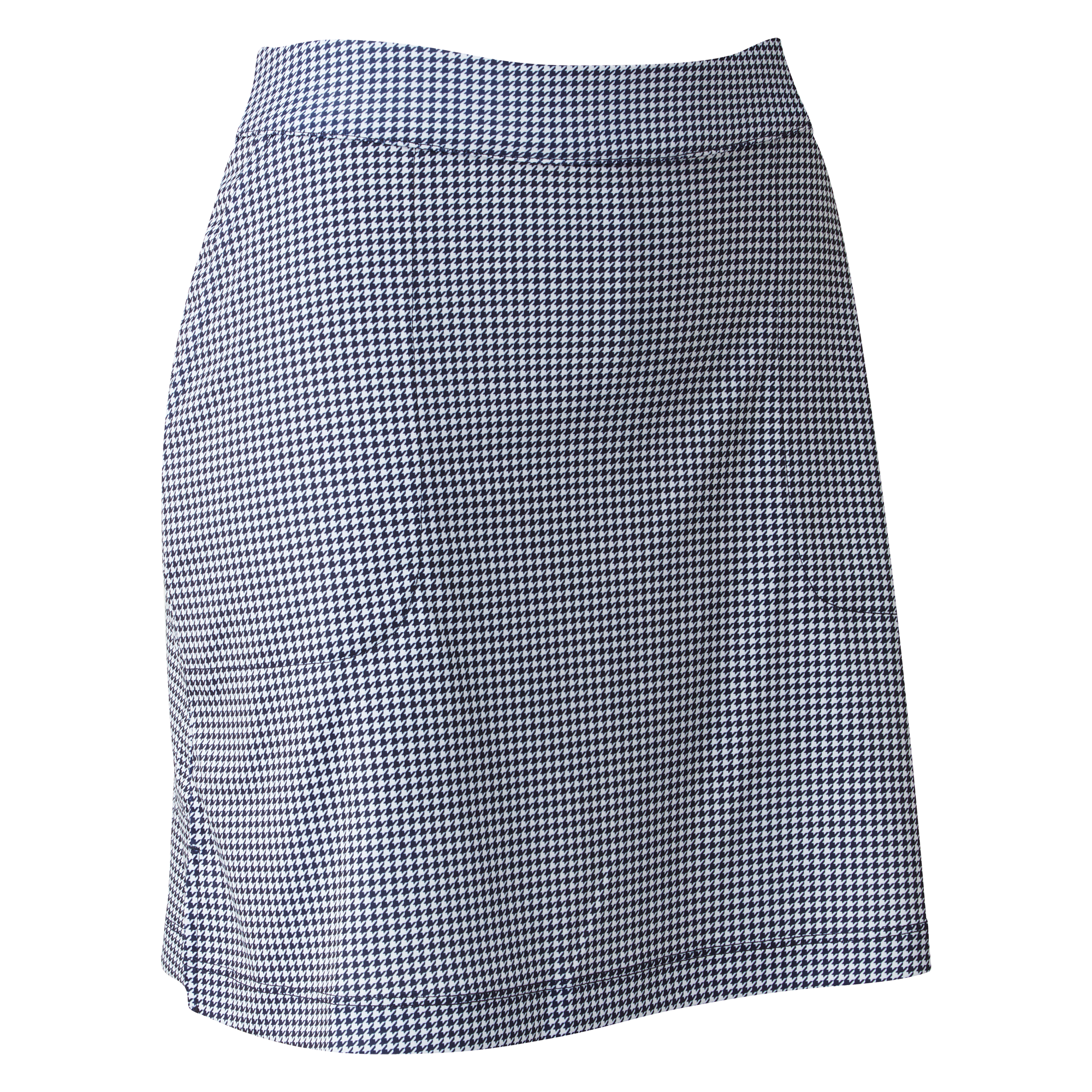 FootJoy Interlink Print dámská golfová sukně, bílá/tmavě modrá
