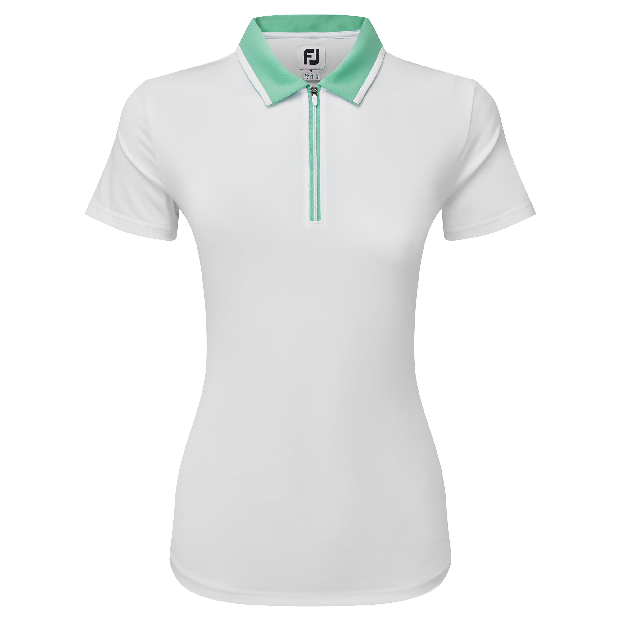Levně FootJoy Colour Block Lisle dámské golfové triko, bílé