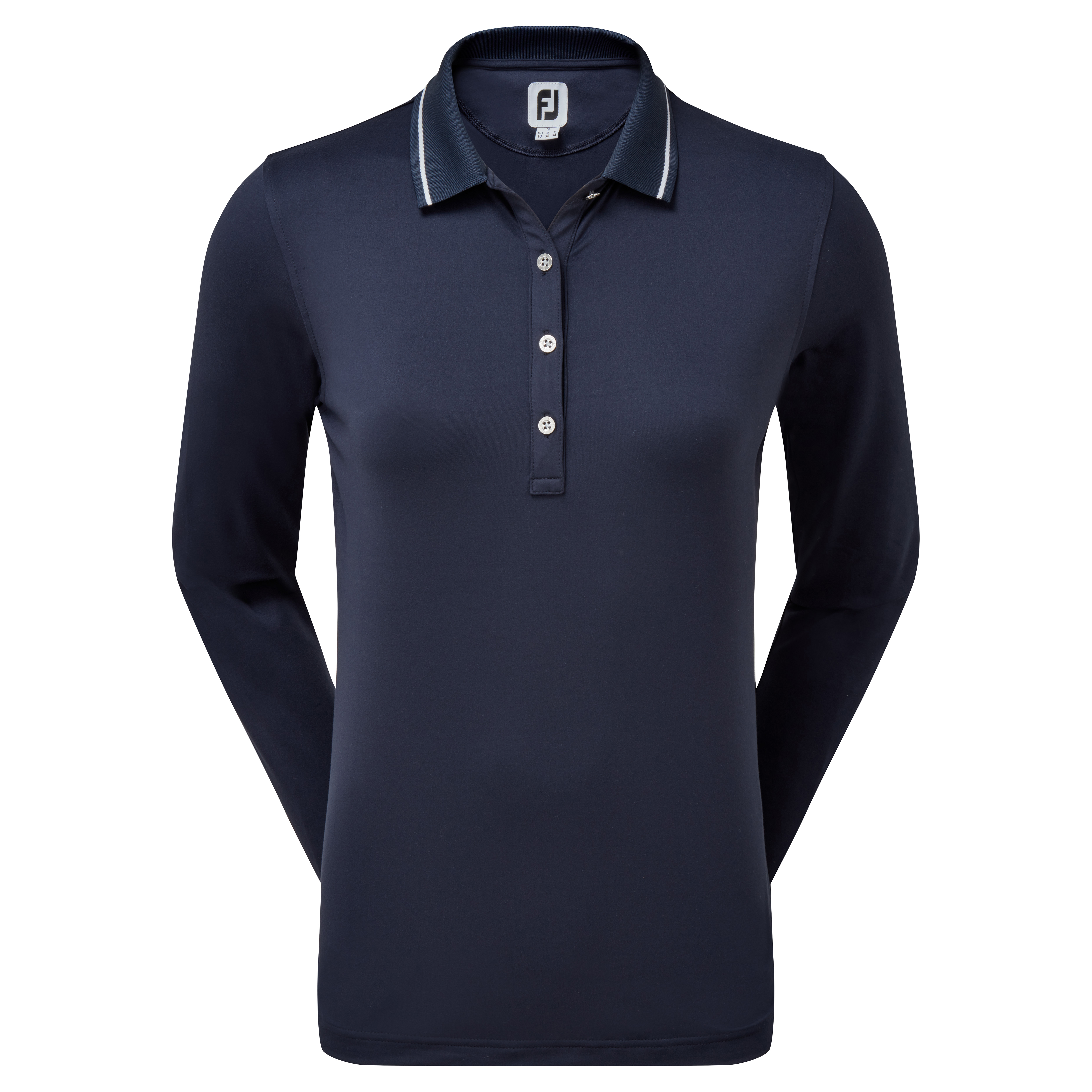 FootJoy Thermal dámské golfové triko s dlouhým rukávem, tmavě modré, vel. M