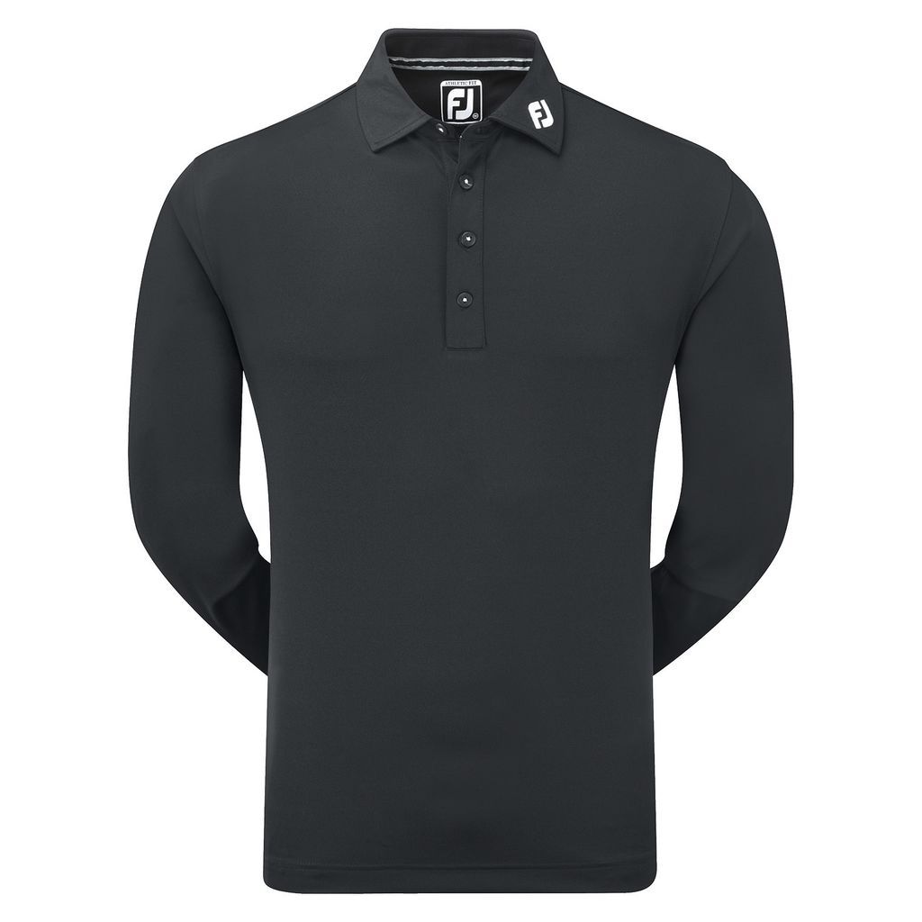 FootJoy Thermocool Self Collar pánské triko s dlouhým rukávem, černé, vel. XL