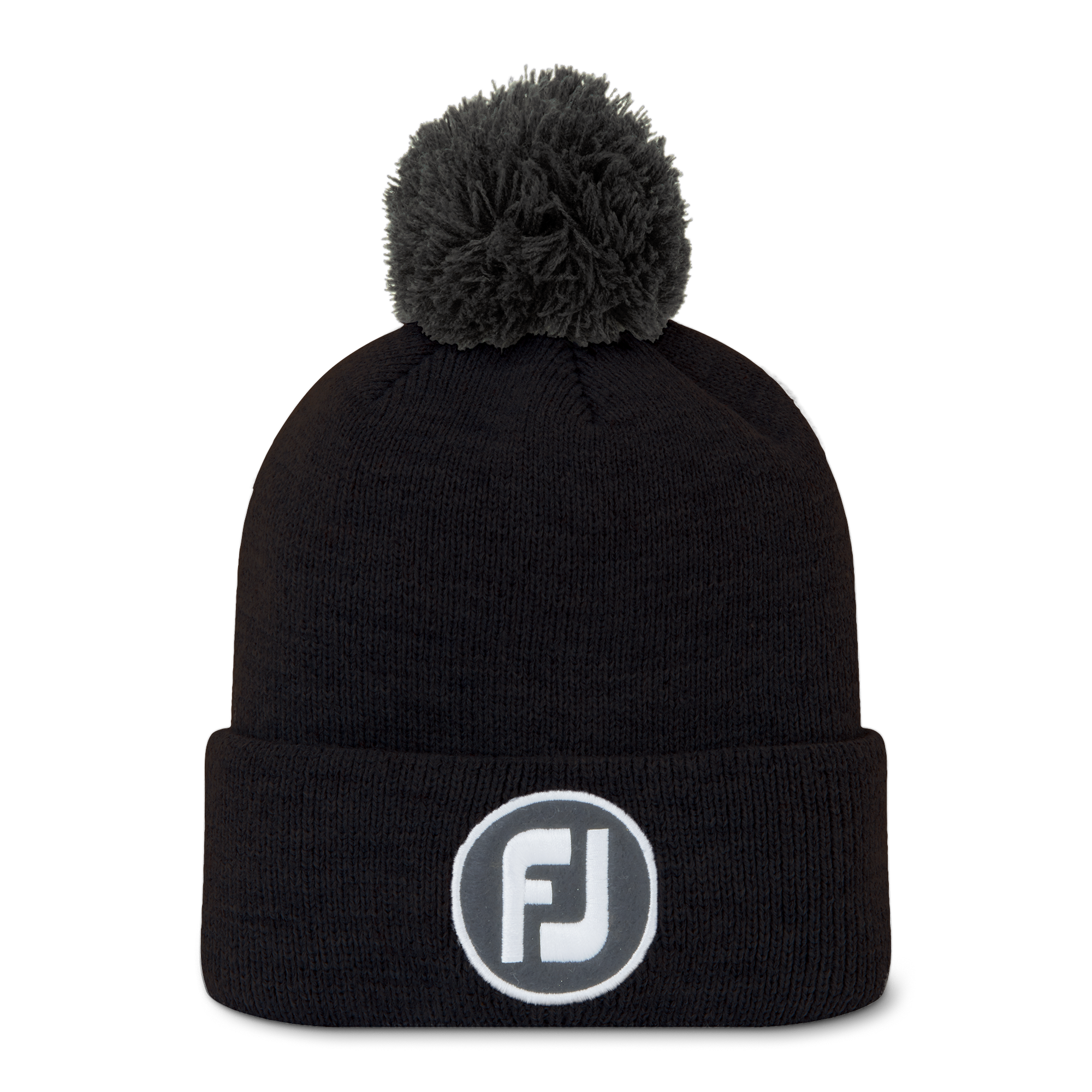 FootJoy Solid Pom Pom zimní čepice, černá