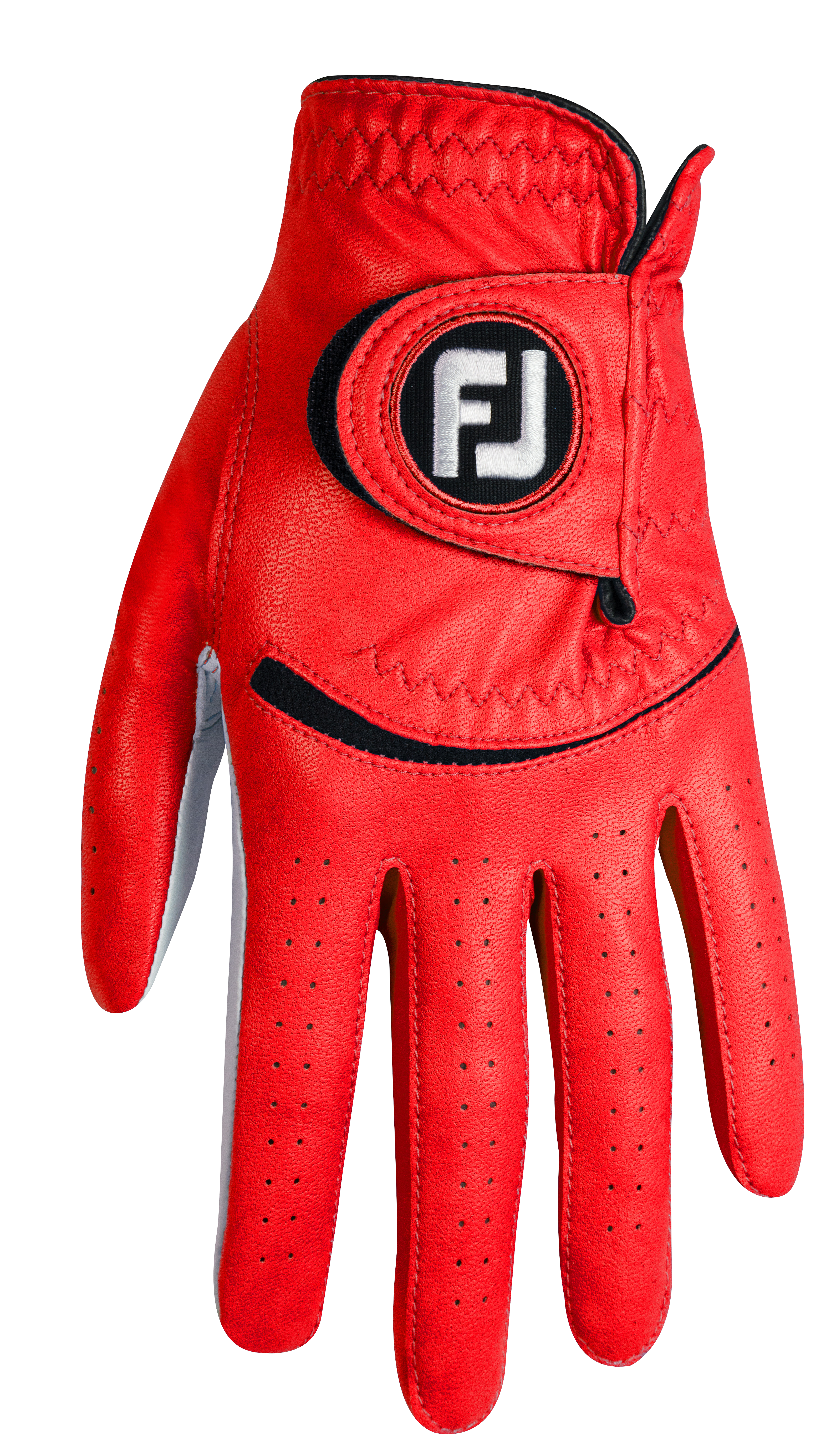 FootJoy Spectrum pánská kožená golfová rukavice, červená, levá, vel. M