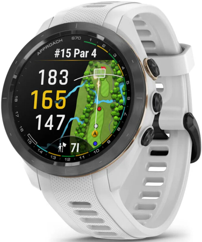 Levně Garmin Approach S70 White GPS hodinky - 42mm