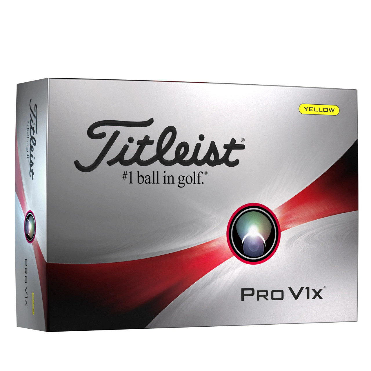 Levně Titleist Pro V1x 2023 golfové míče - žluté 12 ks