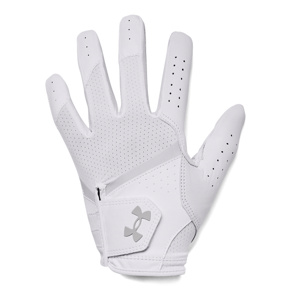 Under Armour Iso-Chill dámská kožená golfová rukavice, bílá/šedá, levá, vel. M