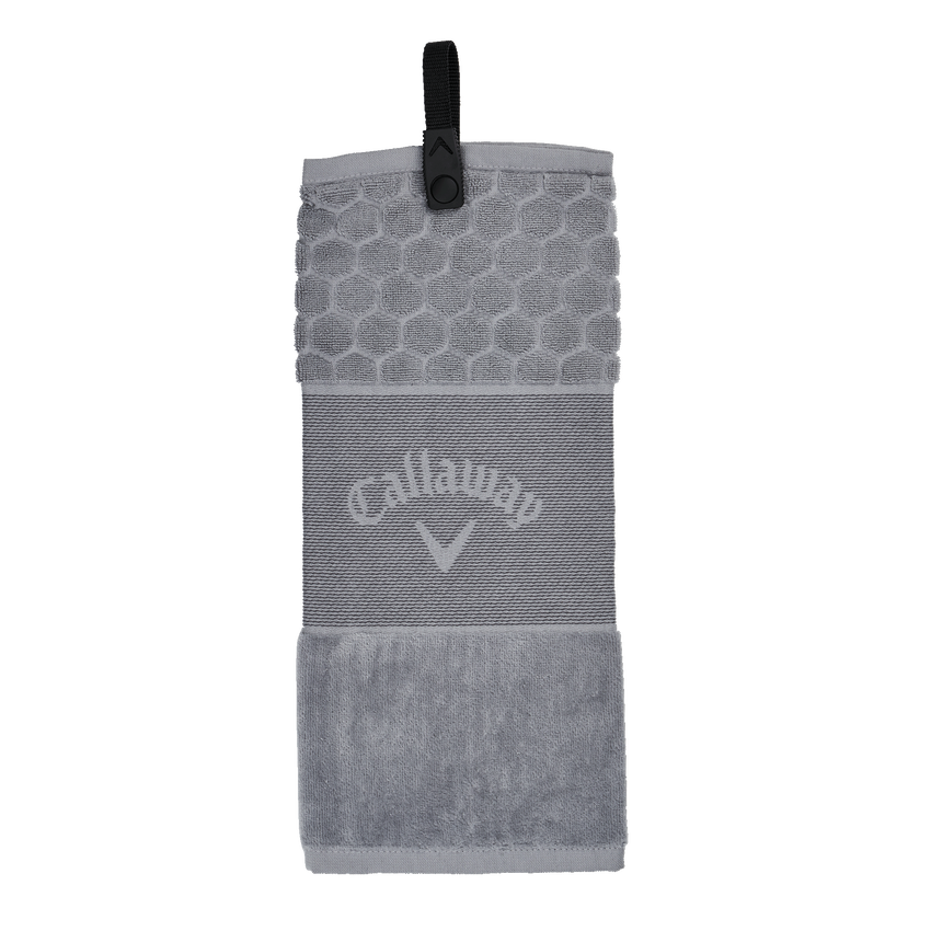 Callaway Tri-Fold 23 golfový ručník, šedý