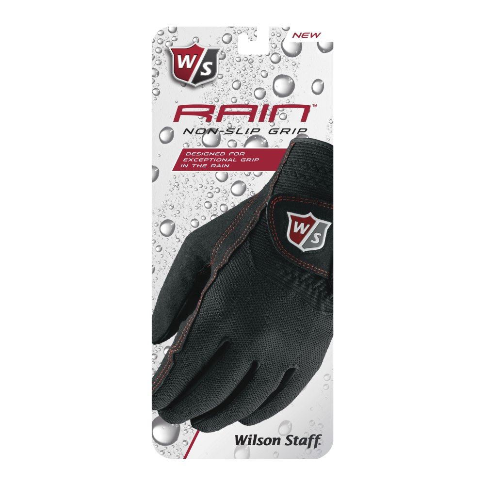 Wilson Staff Rain Non-Slip Grip rukavice dámské, černé, pár, vel. L
