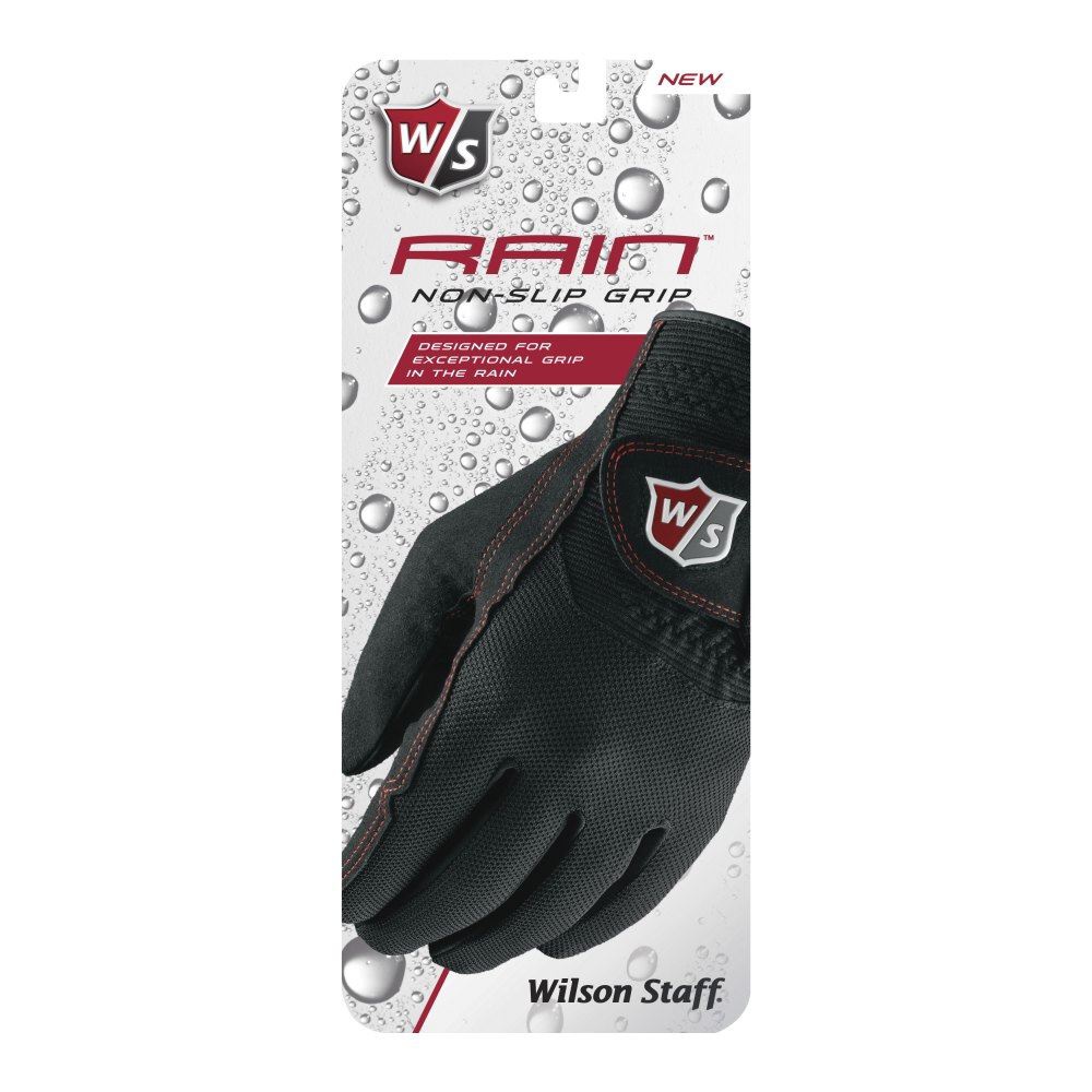 Levně Wilson Staff Rain Non-Slip Grip rukavice dámské, černé, pár