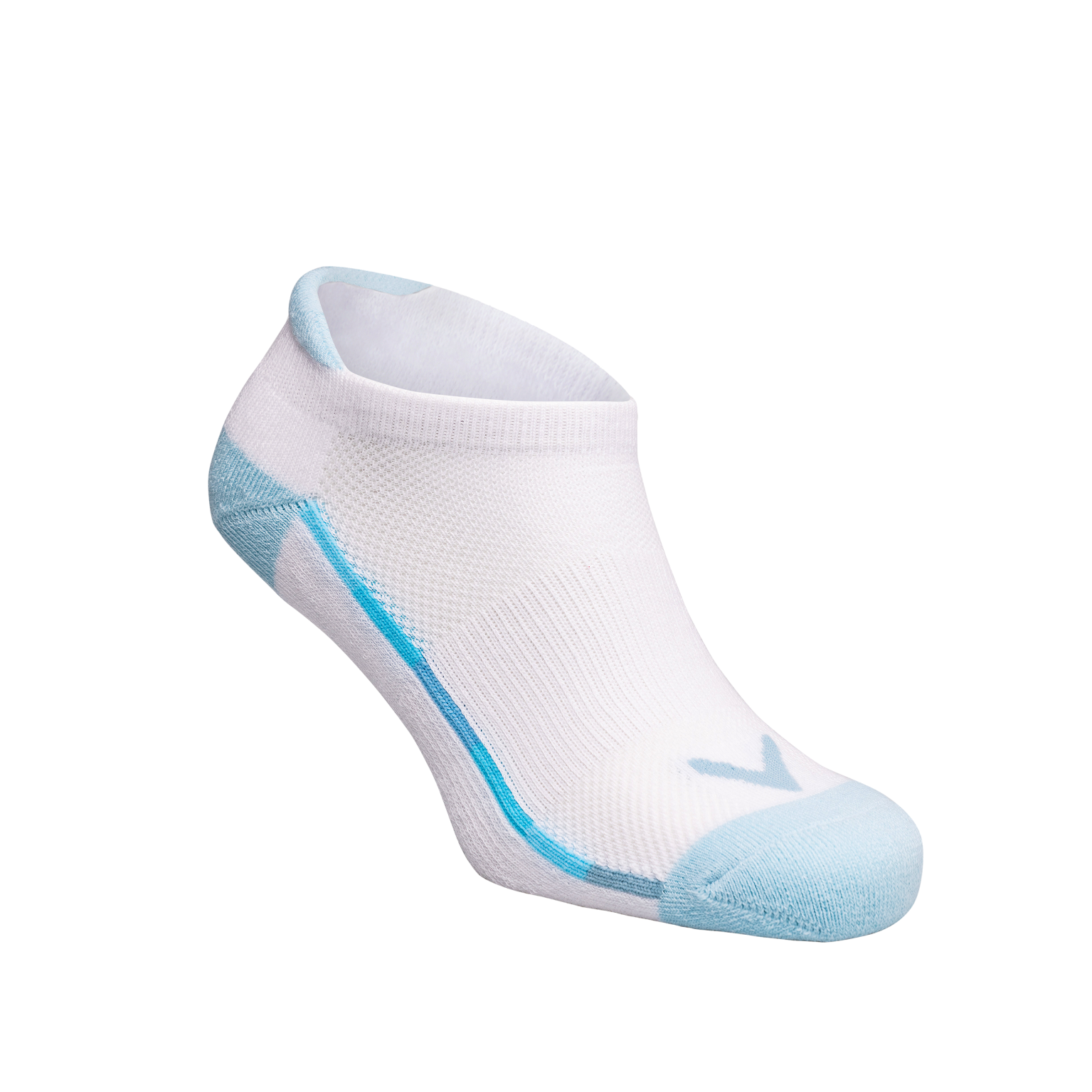 Levně Callaway Sport Tab Low II dámské golfové ponožky, bílé/světle modré
