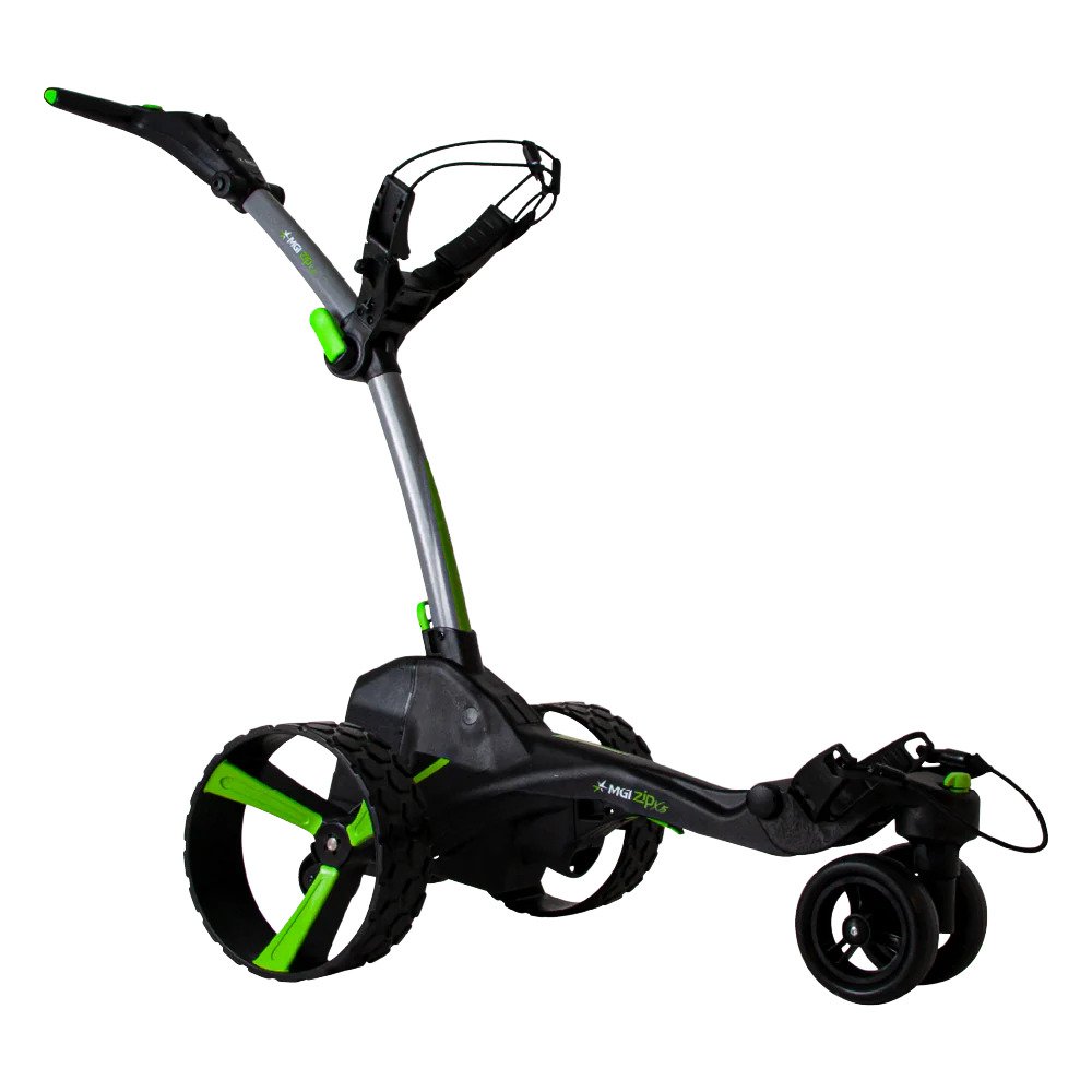 Levně MGI ZIP X5 DHC elektrický golfový vozík, ultra baterie 380 Wh, šedý/zelený