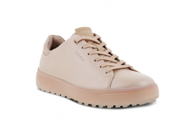 ECCO Tray dámské golfové boty, perleťová béžová/starorůžová DOPRODEJ