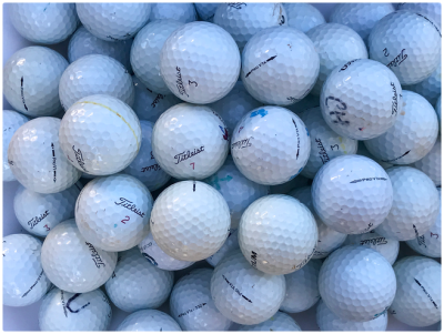 Hrané golfové míčky, 1 ks, kvalita A/B (TITLEIST PRO V1, PRO V1X)