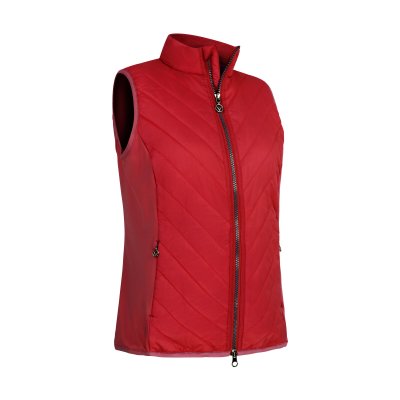 Callaway Lightweight Quilted dámská golfová vesta, malinová DOPRODEJ
