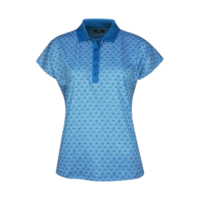 Callaway Chev Geo dámské golfové triko, modré, vel. XS DOPRODEJ
