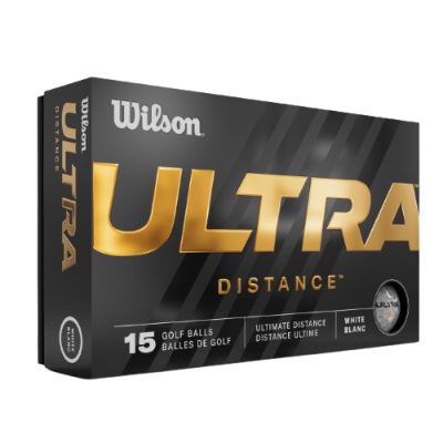 Wilson Ultra Distance golfové míče - bílé 15 ks