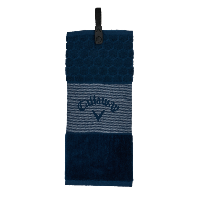 Callaway Tri-Fold 23 golfový ručník, tmavě modrý