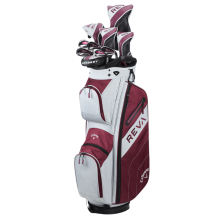 Callaway REVA 24 Eggplant 11pc kompletní dámský golfový set, vínový/šedý, pravý